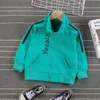 Spring Autumn Baby Girls Clothes Children Boys Clothing Cotton Sport Jacket Toddler Fashion Casual Costume MG019 211204
