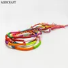 Tennis AIZHCRAFT Handmade Package Bohemian Multicolor Tibetan Woven Rope Bracelet For Women Men Love Lucky Charm Jewelry Himalaya Gifts