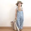 MILANCEL Autumn Family Matching Outfits Denim Overalls Mother Kids Pants Casual Look 210922