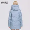 Miegofce Kış Orta Uzun Ceket Kadınlar Kişiselleştirilmiş Moda Sıcak Pamuk Kadın Ceket Kalın Kalite Kış Parka D21852 210930