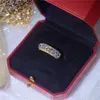 Изысканный Zircon Bling Crystal Bridal Обручальное кольцо Мода Открытие Регулируемое для Женщин Кольца Связь Ювелирных Изделий