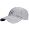 야구 모자 남녀 여름 얇은 메쉬 휴대용 빠른 마른 통기성 통기성 태양 모자 골프 테니스 달리기 하이킹 캠핑 낚시 야외 모자