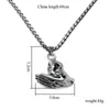 1pcs Stainless Steel Hand Gesture Necklace Jewelry Friend Christmas Gift Bijoux 2022 Chains