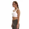 lulusYoga outfits sports bra high strength support shockproof vest underwear gym clothes women no steel ring running fitness shirt