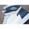 Yeni 1 PE Georgetown Hoyas Tasarımcı Baskteball Ayakkabı Bule Beyaz Moda Spor Zapatos 1s Sneakers ile Kutusu