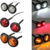 Voertuig LED-licht Truch Bulb Bootbollen 12V / 24 V 3LED 3/4 "Ronde Trailer Side Marker Lampen voor vrachtwagens Klaringverlichting Truck Draai Signal Lamp