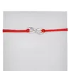 2pcs/set Together Forever Love Infinity Bracelet for Lovers Red String Couple Bracelets Women Men's Wish Jewelry Gift