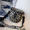 Leopard Print Bucket Womems Bag Pu Leather Crossbody Bags Messenger 2024 Female Shoulder Handbag