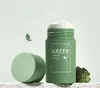 10ピース緑茶クレンジングソリッドマスク深清潔な美しさの肌グリーンスズ保湿水和フェイスケアフェイシャルマスクピールT427