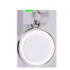 Pendant Sublimation Keychains 7 pieces Set Heat Thermal Transfer Printing Metal Keychain White Blank Pendants RRE9829