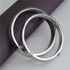 Style d'été 8mm Bracelets de couple géométriques pour hommes simples couleur argent bracelets de mariage en acier inoxydable Bijoux femmes Bijoux Q0719