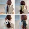 Оптовые полосы для волос для женщин-девочек мода хвостические волосы волосы веревочные галстуки зрелищный отдых цветочные ткани повязки