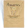 3 Stks Zodiac Teken Kettingen 12 Constellation Hanger Ketting Astrologie Horoscope Oude Engelse sieraden