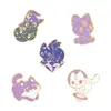 Animal Assistant Chat Alliage Collier Broches Dessin Animé Mignon Kiity Planète Badge Bijoux Accessoires Émail Lune Vêtements Chapeau Filles Pins Wh238n