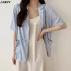 Casual piccola giacca da donna moda all'inizio della primavera nuovo stile coreano manica sottile camicetta donne JXMYY 210412