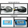 Män Polariserad Körning Solglasögon Chameleon Male Change Color Sun Glasses Day Night Vision Driver Eyewear