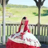 Custom Made 2022 robe de bal perlée enfants robe de princesse beauté Pageant gonflé fleur fille anniversaire photographie robes