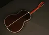 Custom Grand 39 Inch Solid Cedar Top OOO Shape Acoustic Guitar Real Abalone Ebony Fingerboard Rosewood Back Sides