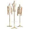 Tissu Demi-Corps Mannequins Modèles Haut De Gamme De Luxe Femmes Mannequins Femme Mannequin Sans Tête Bras En Bois Avec Support Pour Dames Boutique De Mode