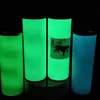 Luminous Sublimation Light Proste Kubki Kawy Dwuwarstwowa Kubki ze stali nierdzewnej Kubki Przenośna butelka wody