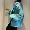 manteau turquoise