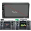 Car Video Mp5 Player 7 Inch Double 2 Din Screen Stereo Steering Wheel Control FM Radio Automotivo215f