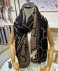 Designers de luxe Écharpes en soie hiver Grandes lettres Écharpe en cachemire Hommes Femmes Pashmina Haute Qualité Designer Foulard Châle foulards décontractés