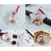 Decorações de Natal Presentes Dia dos Namorados Bola Redonda Diy Party Xmas Tree Dress Up Ornaments Pingente Presente HH9-3399