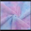 Gradiente Tie Dye Impresión Funda de almohada Felpa corta Estampado colorido Fondo cuadrado Arte Sofá Decoración 42 cm x 45 cm Funda de almohada Upaqh Opkqx