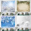 المفروشات Sale-Christmas Tapestry Snowman Christmas Wall Hanging Art Carpet Cloth Year Decor Yoga Blanket