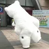 Costumes Mascot Inflável Urso Polar Dos Desenhos Animados Traje De Desempenho De Desempenho Performance Boneca Traje De Evento de Grande Escala Traje Activo