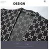 Men's Sweaters Designer Luxury Letter Printed Cardigan Jacket Brand Fashion Pocket Knitted Coat 2021 Casual 9UJE