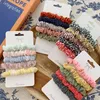 5 штук / Лот Scrunchie Fairband Hair Tie 11 Стиль Девушка Волосы Аксессуары Аксессуары Утриянки Утяженные Держатели Handmade Подарочный повязку 1693 B3