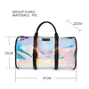 أكياس القراصنة الصيفية حقيبة سافير الصيف شفافة ليزر PVC Duffle Luggage للنساء 2021 Big Tote Handpag Gym Gym Weekend SAC A MAI188P