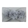 13 Colors INS European and American baby candy color Bow headband babys girl elegant hair bows accessories2404345