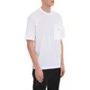 Men's T-Shirts popular 22ss Designer Men t Shirts Short Sleeve Cotton Triangle Pocket Letter Print Crew Neck Loose Classic Unisex Solid Tees XRH7