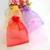 2021 new 100 Pcs Organza Bags Wedding Pouches Party Decoration Nice Gift 16 Colors Selection Jewelry packaging Gauze Bag