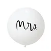 NEWMr Mrs Balloon Large 36inch Round Latex Balloon Valentine Day Wedding Bachelorette Party Decor Supplies RRD9192