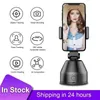 Auto Smart Shooting Selfie Stick AI Gimbal Robot personale Cameraman Rotazione a 360 ° Face Tracking Camera Supporto per telefono cellulare Monopiedi4928489
