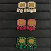 Rhinestone Stud Crystal Design High Quality Earrings Gold Ear Studs Alloy Earrings for Women Fashion Stud Wholesale Woman 2021