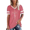 Summer Faith Print T Shirt Womens Clothes Fashion Streetwear V Neck Short Sleeve Plus Size Vintage Tops Casual Tee Femme 210603