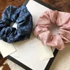 Delicate Design Hair Rings Plaid Letter Headdress Simple Durable Headwear Fashion Ponytail Holder Hairs Ties