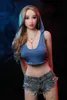 A Sex Doll-168cm Realistic Real Silicone Sex Doll Soft Breast Vagian Anus Adult Dolls with Metal full