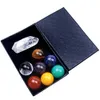 7Pcs 16mm seven Chakra Stone Reiki Healing Crystal Hand Piece Holistic Balancing Polished Palm Natural Stones with Box