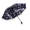 Umbrella creative female sun Multicolor custom logo three fold protection folding advertising rain treasure Parasol 100*65cm