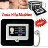 Élimination des rides de levage du visage à ultrasons focalisés à haute intensité de la machine Vmax HIFU avec des cartouches CE de 1,5 mm, 3,0 mm et 4,5 mm