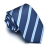 Krawat dla mężczyzn Slim Solid Color Nectie Poliester wąski Cravat Blue Blue Black Red Stripe Party Form Fashion9659579