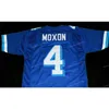 Nikivip Custom Jonathan Moxon #4 Varsity Blues 영화 축구 유니폼 남성 꿰매는 파란색 이름 번호 최고 품질 유니폼