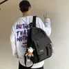 バックパック若いシンプルな大学の風スクールバッグ男性の韓国中学校ハイボーイズファッショントレンド
