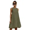 Sommar kvinnor DR2021 ROPE FEMME BOHO V-Neck Vår Sexig Bohemian Drpocket Knappstrand Drvestidos de Mujer Casual x0529